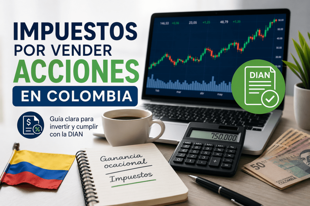 impuestos por vender acciones en Colombia LatinoAhorro